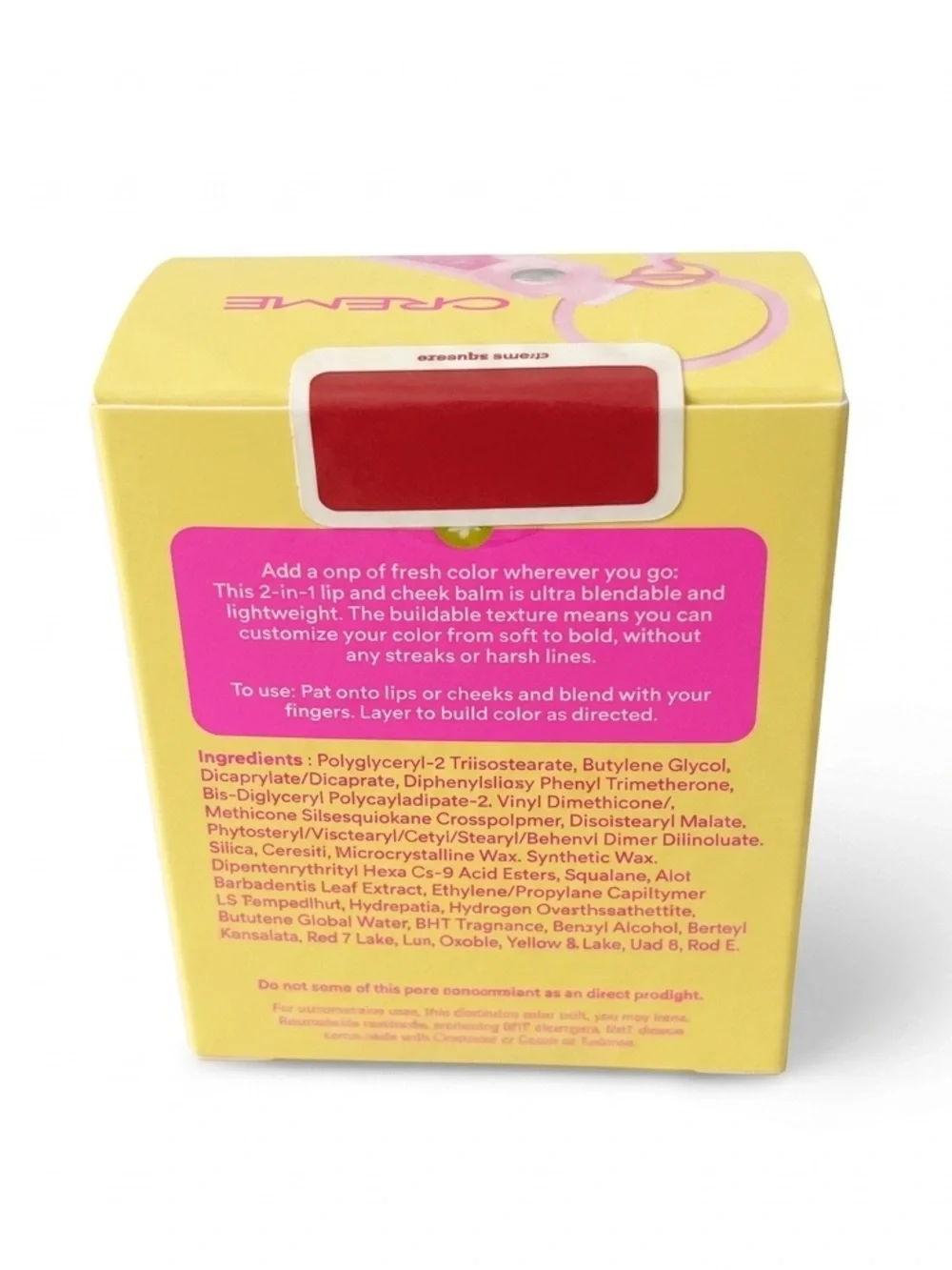 The Creme Shop Kiss & Blush Tinted Lip & Cheek Balm Charm